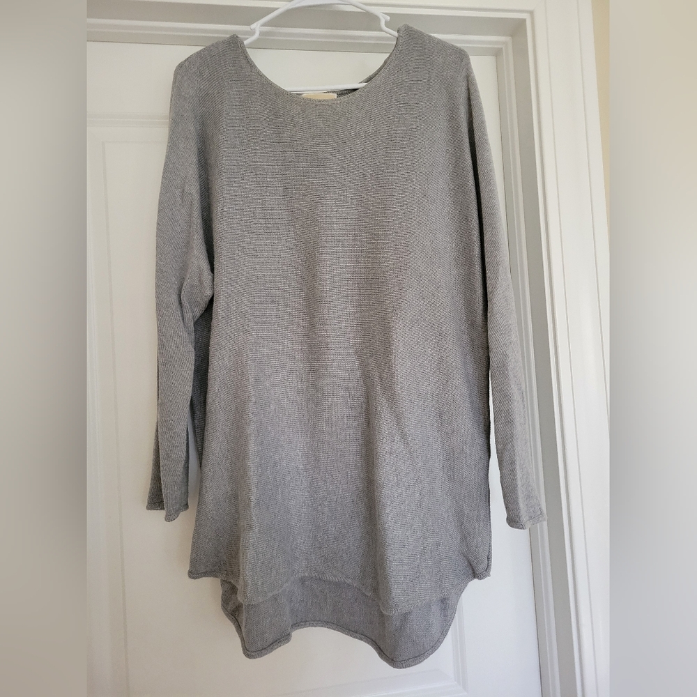 Michael Kors Gary Tunic Side Zippered Sweater - Size L